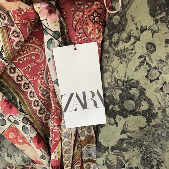 ZARA REVERSIBLE PRINTED KIMONO - Picture 14 of 16